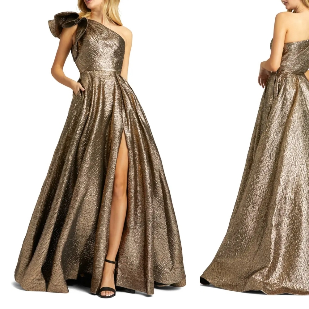 Mac Duggal- One shoulder gown
